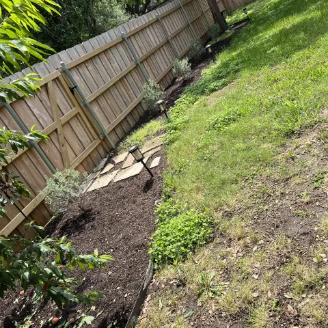 Violet Crown landscape design and hardscaping project