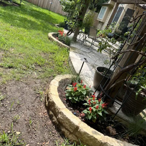 Violet Crown landscape design and hardscaping project