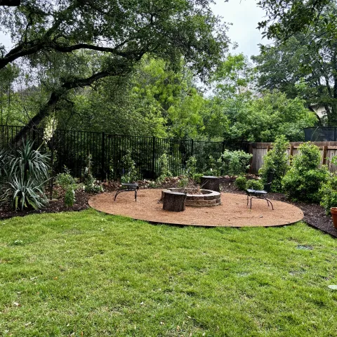Violet Crown landscape design and hardscaping project