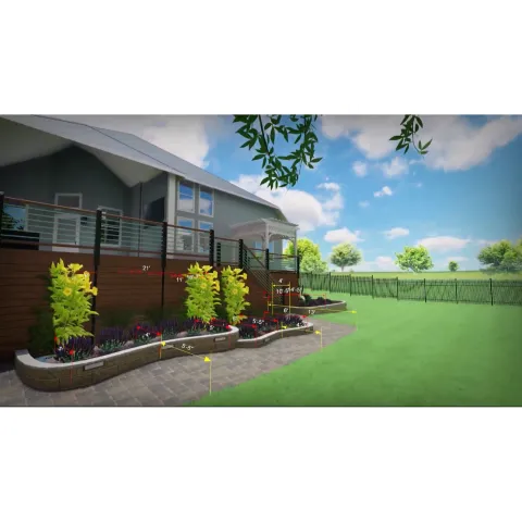 Violet Crown landscape design and hardscaping project
