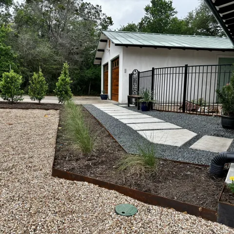 Violet Crown landscape design and hardscaping project