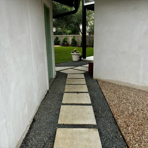 Violet Crown landscape design and hardscaping project