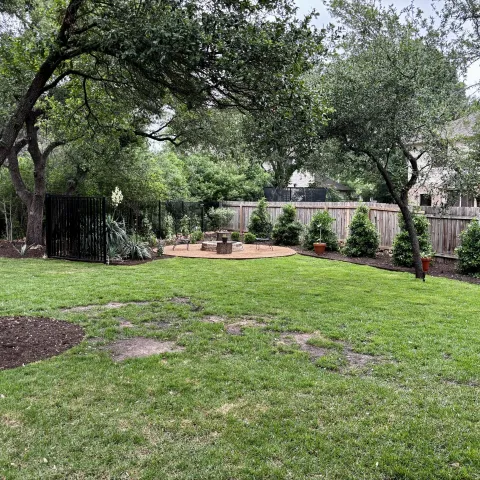 Violet Crown landscape design and hardscaping project