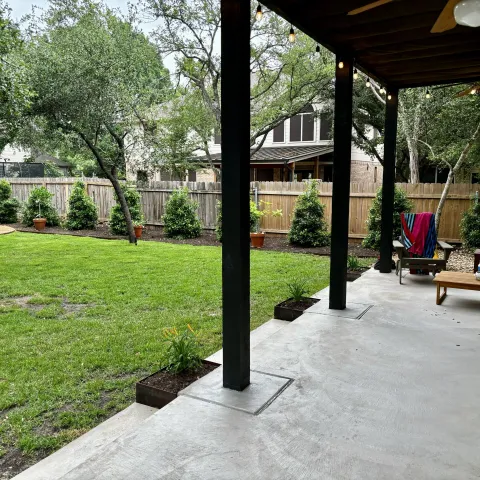 Violet Crown landscape design and hardscaping project