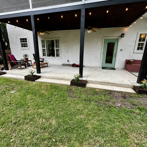 Violet Crown landscape design and hardscaping project
