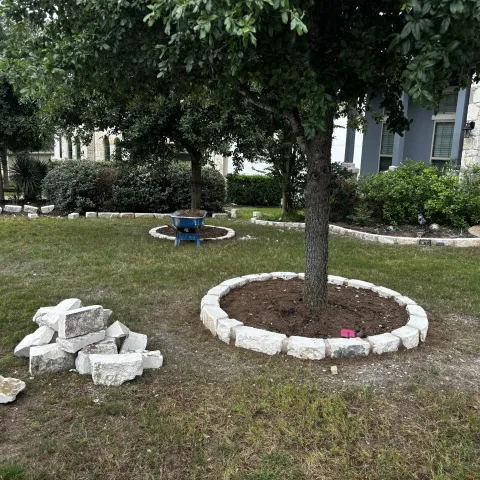 Violet Crown landscape design and hardscaping project
