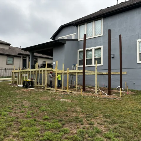 Violet Crown landscape design and hardscaping project