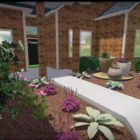 Violet Crown landscape design and hardscaping project