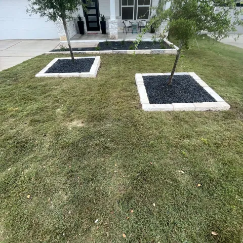 Violet Crown landscape design and hardscaping project