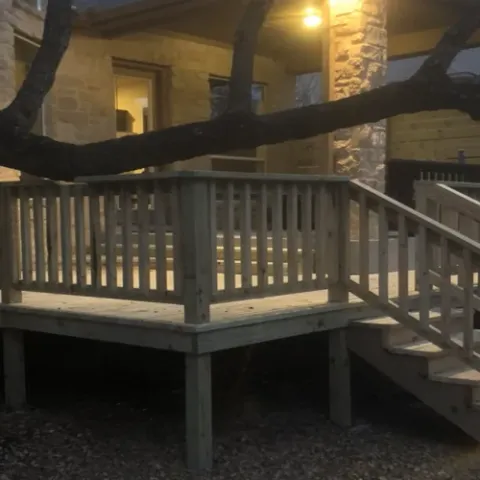 Violet Crown landscape design and hardscaping project