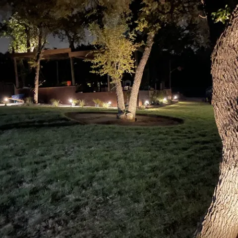 Violet Crown landscape design and hardscaping project