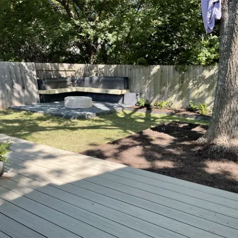 Violet Crown landscape design and hardscaping project