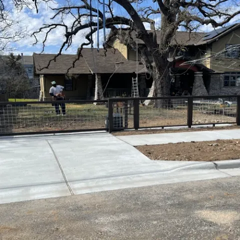 Violet Crown landscape design and hardscaping project