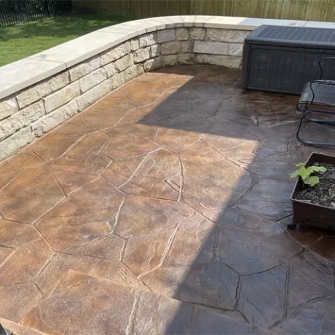 Violet Crown landscape design and hardscaping project