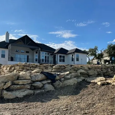 Violet Crown landscape design and hardscaping project