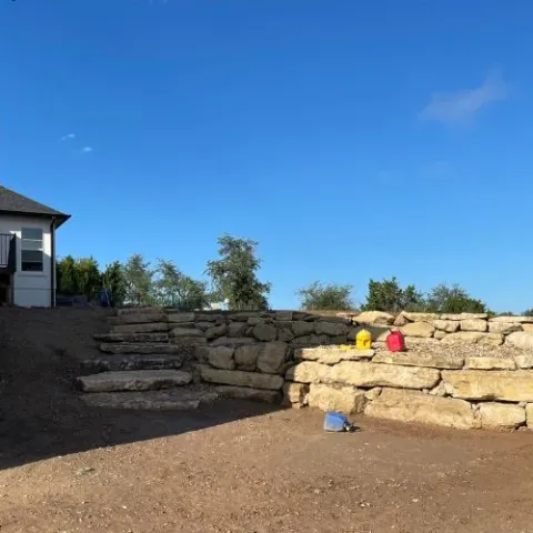 Violet Crown landscape design and hardscaping project