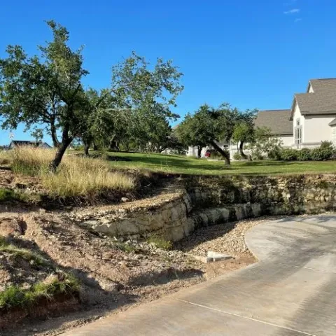 Violet Crown landscape design and hardscaping project