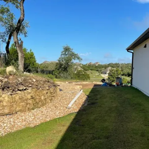Violet Crown landscape design and hardscaping project