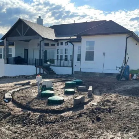 Violet Crown landscape design and hardscaping project