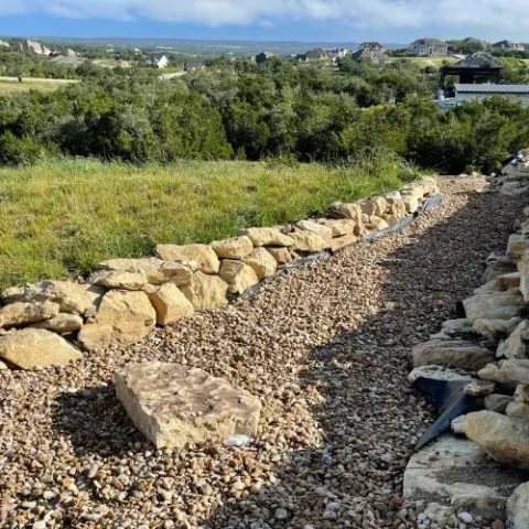 Violet Crown landscape design and hardscaping project
