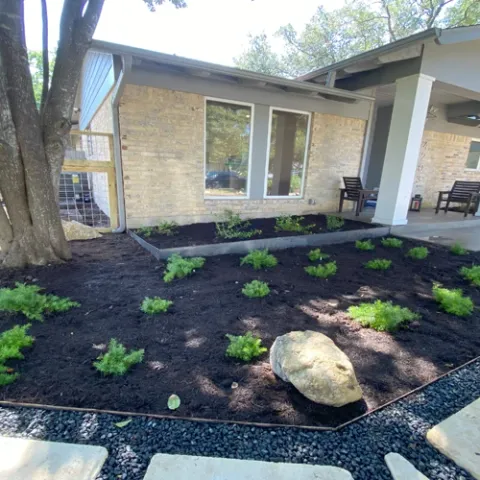 Violet Crown landscape design and hardscaping project