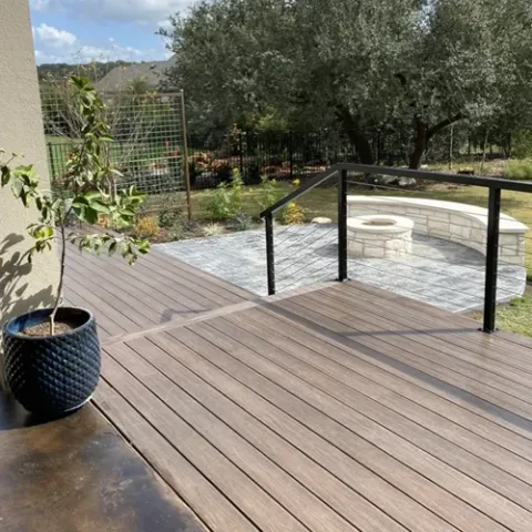 Violet Crown landscape design and hardscaping project
