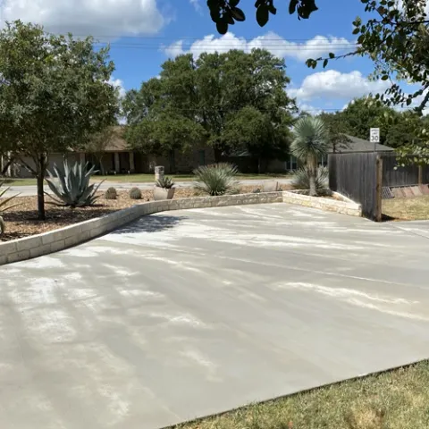 Violet Crown landscape design and hardscaping project