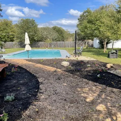 Violet Crown landscape design and hardscaping project