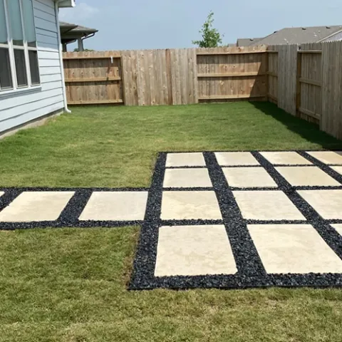 Violet Crown landscape design and hardscaping project