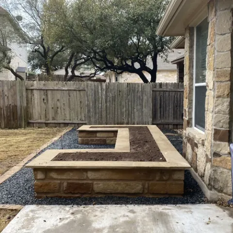 Violet Crown landscape design and hardscaping project