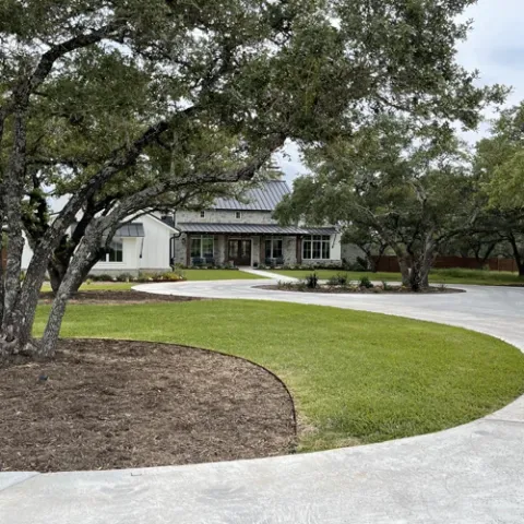 Violet Crown landscape design and hardscaping project
