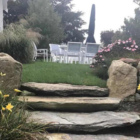 Violet Crown landscape design and hardscaping project