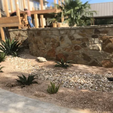 Violet Crown landscape design and hardscaping project