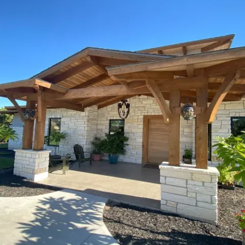 Violet Crown landscape design and hardscaping project