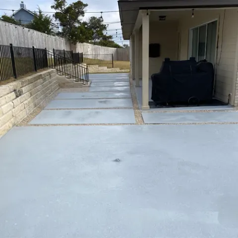 Violet Crown landscape design and hardscaping project