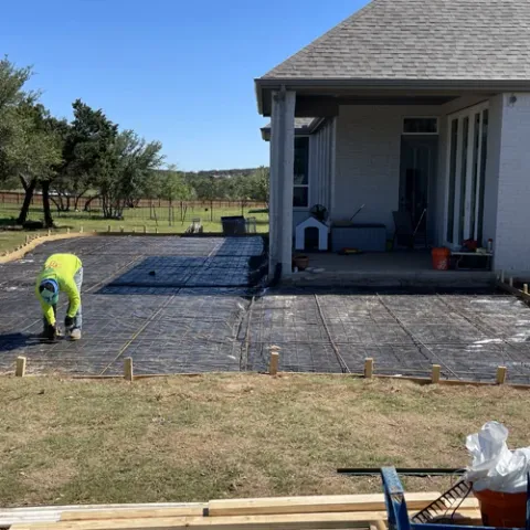 Violet Crown landscape design and hardscaping project