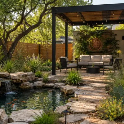Violet Crown landscape design and hardscaping project