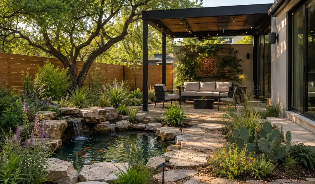 How to Integrate a Pond or Water Feature Without Wasting Water