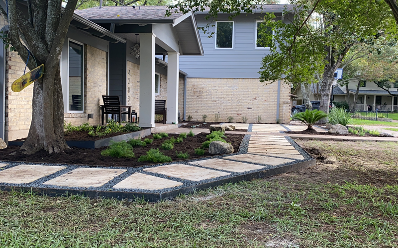 exterior-design-with-stepping-stones-and-a-touch-of-gardening